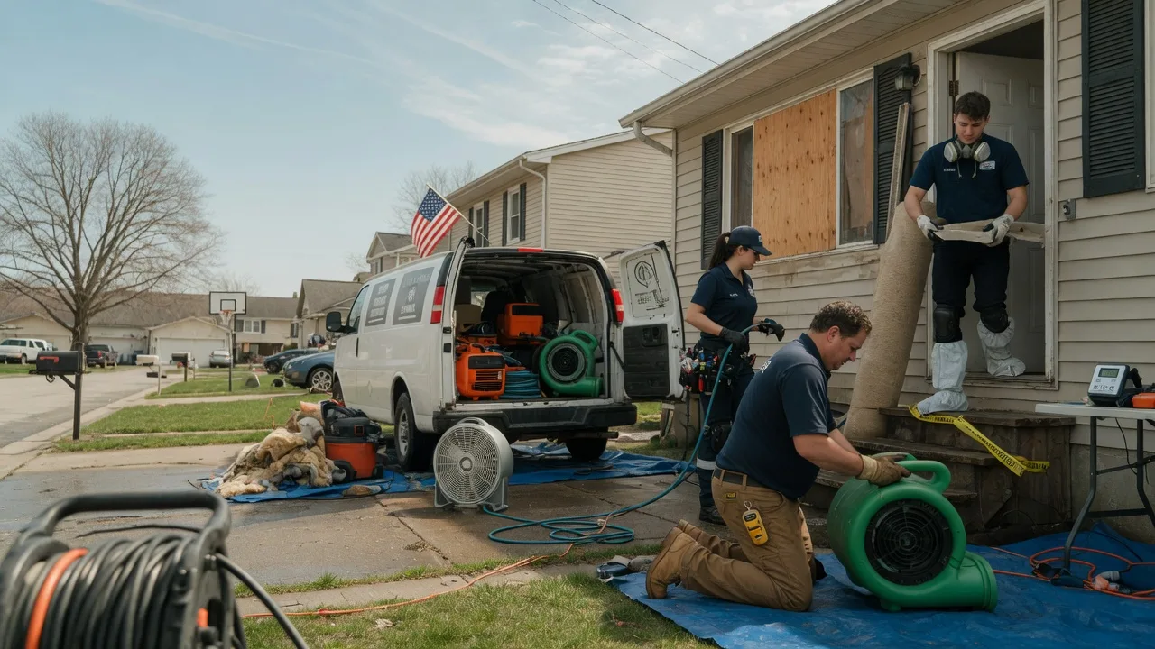 Water Damage Restoration in Greencastle, IN near me